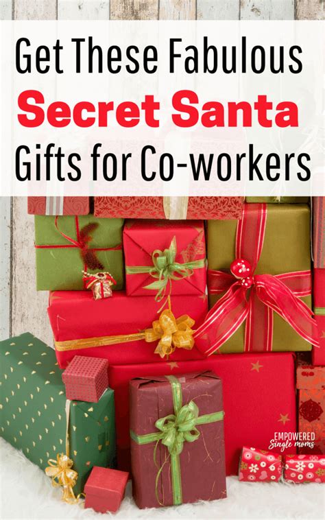 Fun Secret Santa Gifts for Co-Workers - Empowered Single Moms