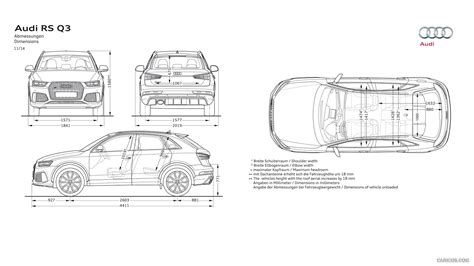 Audi RS Q3 | 2015MY | Dimensions