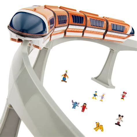 Disney Land Resort Certified Monorail Action Figure Set, 32 Pieces ...