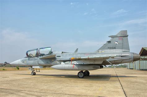 Royal Thai Air Force Saab Jas-39 Gripen Photograph by Giovanni Colla ...