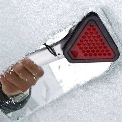 Zone Tech Heated Electric Car Window Snow Ice Scraper LED Light ...