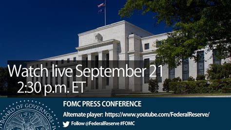 Federal Reserve on Twitter: "WATCH LIVE TODAY: Press conference with # ...