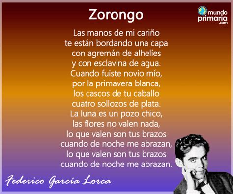 Poemas de Federico García Lorca