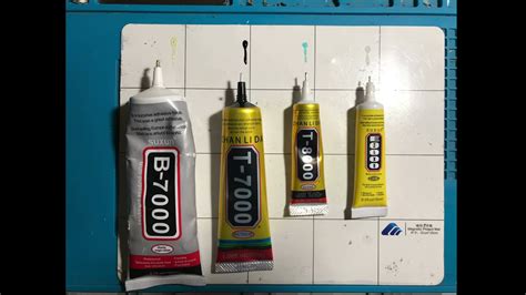 Differences between glues Κόλλες B7000 T7000 T8000 E8000 Glues ...