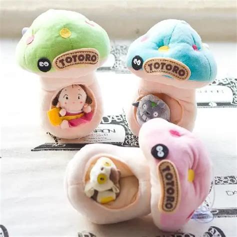 Original Miyazaki Hayao Totoro Mei Girl Cat Bus Mushroom House Cute ...