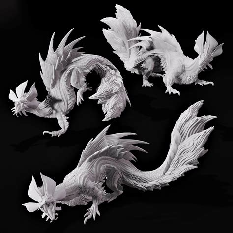 3D file Mizutsune Monster Hunter Fan Art 👹 ・3D printable model to ...