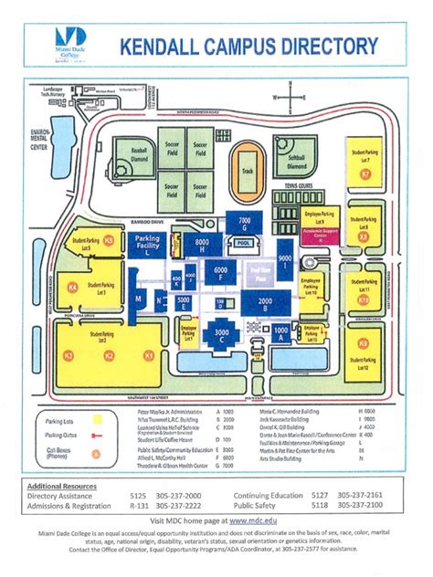 Miami Dade Kendall Campus Map - Maping Resources