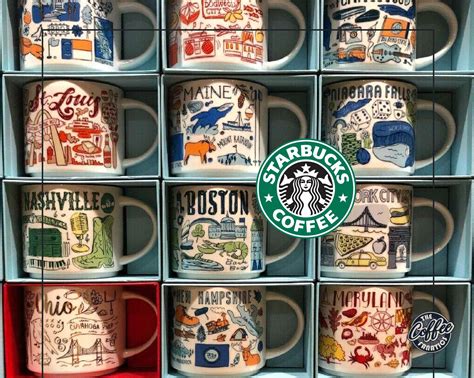 Been there series Starbucks coffee mugs. Across the globe collection