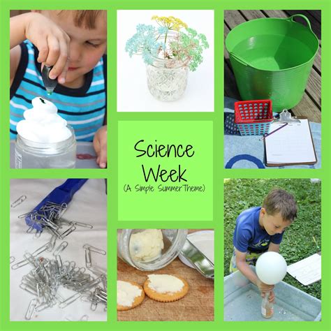 Kitchen Floor Crafts: Science Week (A Simple Summer Theme)