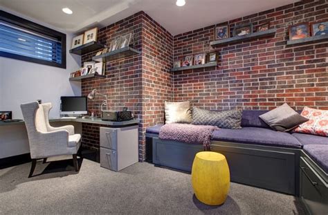 Basement Home Office Design And Decorating Tips