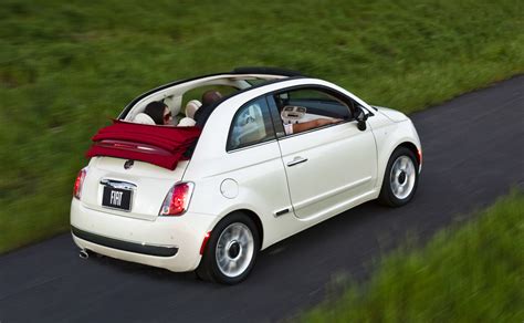 2012 Fiat 500 Cabriolet: Best Gas-Mileage 4-Seat Convertible You Can Buy