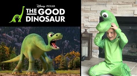 The Good Dinosaur - Arlo Costume Kids Review - YouTube