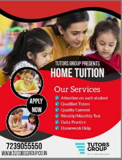 a flyer for a home school