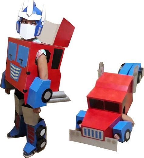 Transformable to truck Optimus Prime kids costume preassembled - Etsy ...