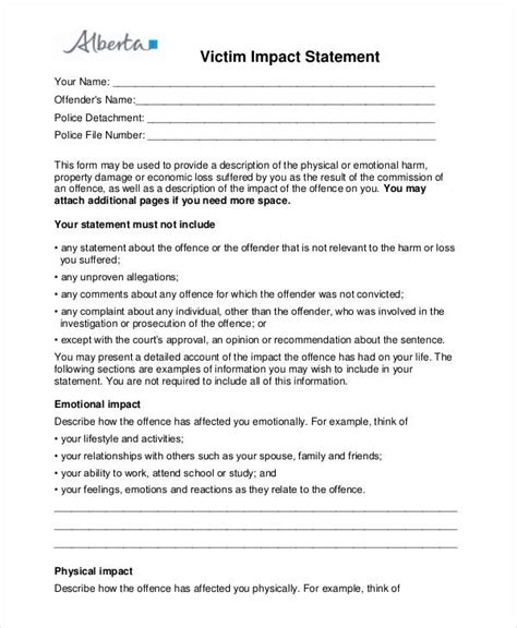 Impact Statement - 6+ Examples, Format, How to Write, Pdf