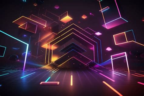 Neon Lights Set Background Graphic by Motin · Creative Fabrica