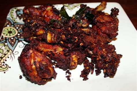 Kerala Chicken Fry Recipe - pachakam.com