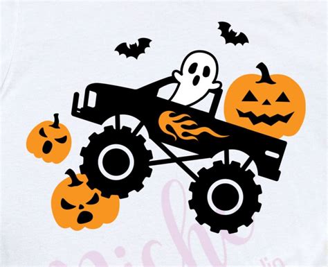 *Halloween Monster Truck Decal – Niche Creative Studio