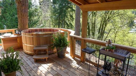 Pin by Lonnie Benson on 1111 AAAA TreeHouse | Tree house, Cabin hot tub ...