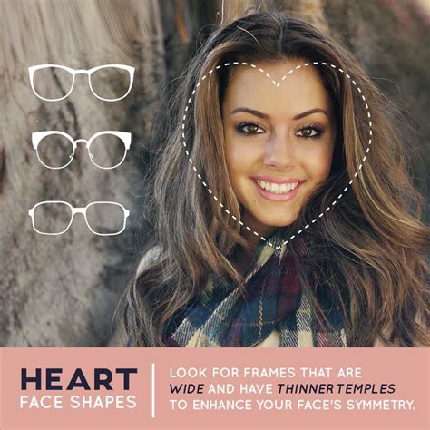 Do you have a heart face shape? Then avoid frames that are overly ...