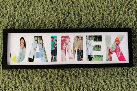 Name customised collage frame birthday gift for him and her – RIANSH STORE