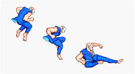 Street Fighter Slide Kick, HD Png Download - kindpng