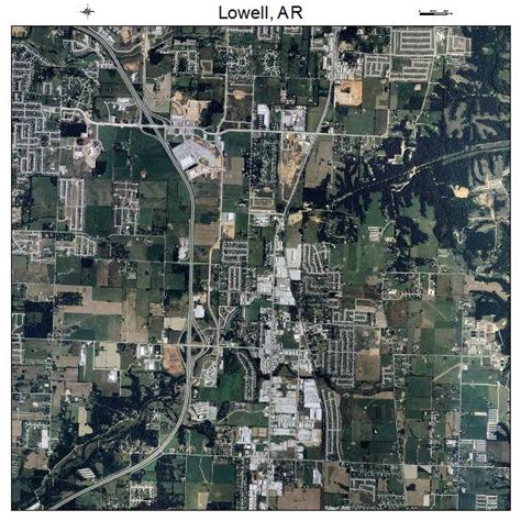 Aerial Photography Map of Lowell, AR Arkansas