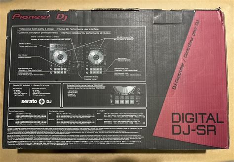 PIONEER DJ DDJ-SR Digital DJ Controller – MACE PROMOTIONS