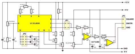 Function Generator Circuit Using ICL8038 Gadgetronicx