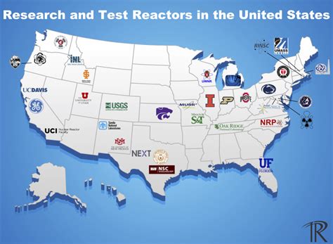 Research Reactor Map - TRTR