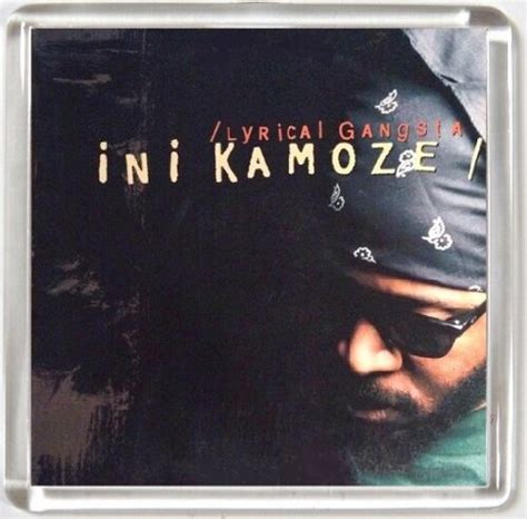 INI KAMOZE LYRICAL GANGSTA ALBUM COVER SQUARE FRIDGE MAGNET | eBay