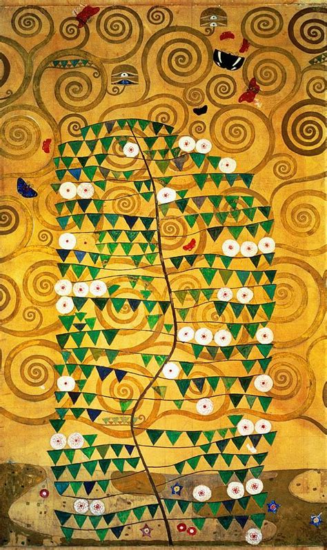 Tree of Life Stoclet Frieze Painting by Gustav Klimt - Pixels