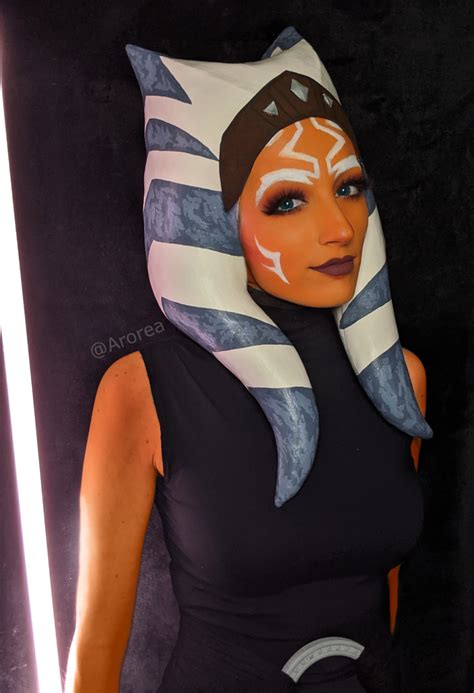 Mandalorian Ahsoka Tano cosplay makeup test! [Self]https://ift.tt ...