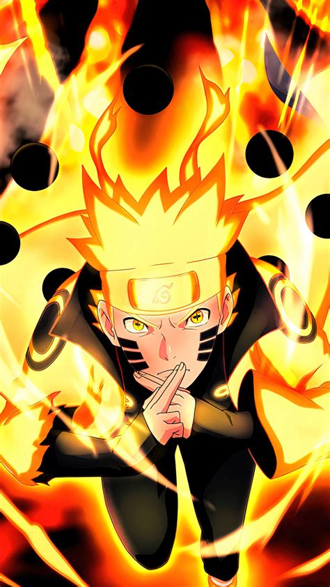 Naruto Uzumaki Bijuu Mode Wallpaper