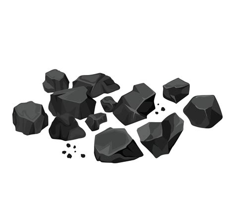 Heap of energy coal isolated cartoon icon. 23831889 Vector Art at Vecteezy