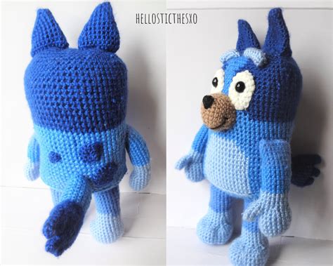 Bluey amigurumi - make your own - hellostitches xo | Crochet toys free ...