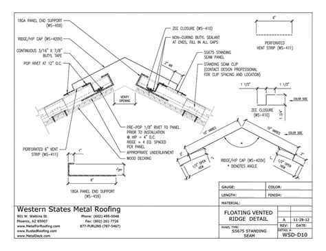 Perforated Vent Strip | Western Lock® Standing Seam