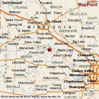 Annandale, Minnesota Area Map & More