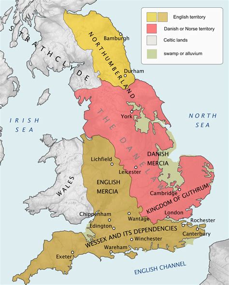 Map Of England and normandy 1066 | secretmuseum