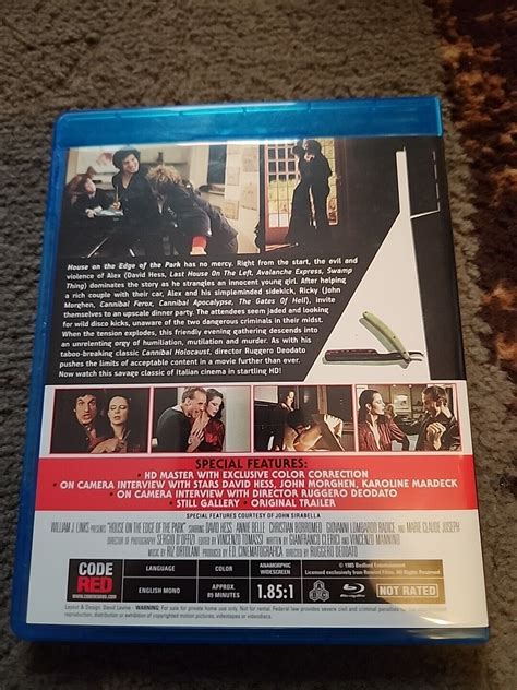 house on the edge of the park blu ray Code Red Ruggero Deodato | eBay