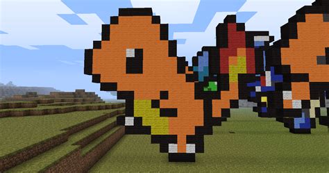 Original 151 Pokemon Pixel Art (1-20) Minecraft Project