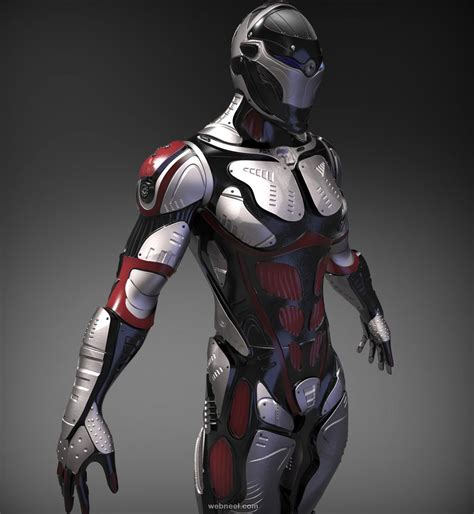 50 Best 3D Robot Character Designs and Futuristic 3D Models