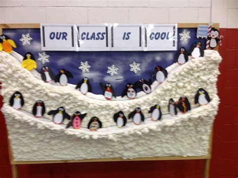 Winter theme bulletin board. Penguins | school stuff | Pinterest ...