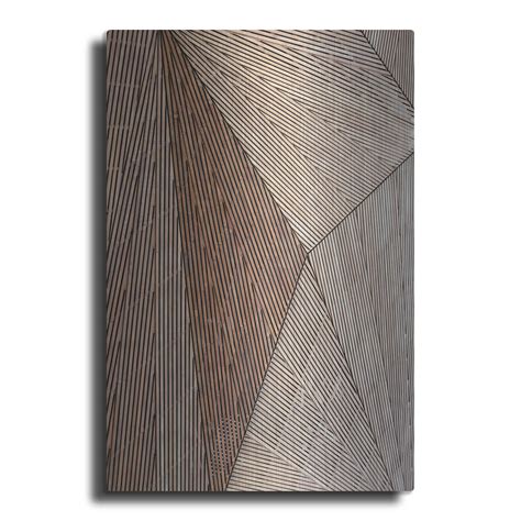 Luxe Metal Art 'Wooden Structure' by Design Fabrikken, Metal Wall Art ...