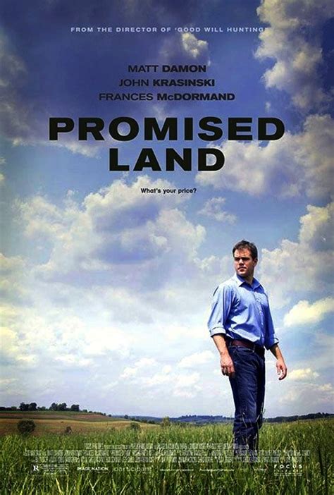 PROMISED LAND Original Movie Poster * Matt Damon * 27" x 40" DS Rare ...