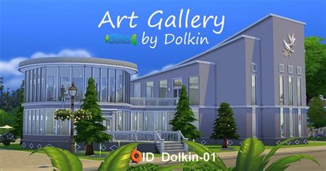 Art Gallery by Dolkin at ihelensims » Sims 4 Updates