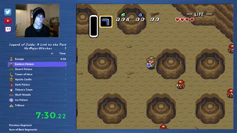 Zelda: A Link to the Past - No Major Glitches Speedrun in 2:04:09 - YouTube