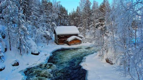 Winter Cabin Wallpaper (72+ images)