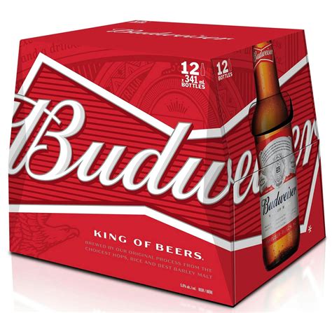 Budweiser Beer 12 pack 16 oz. Bottle - Garden State Discount Liquors