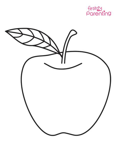 Details 154+ apple drawing for colouring - vietkidsiq.edu.vn